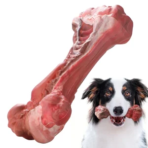 Dog Bone-Shaped Indestructible Teeth Cleaning Toy