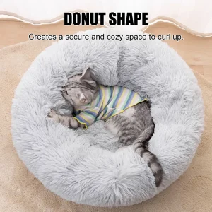 Soft & Fluffy Round Pet Bed